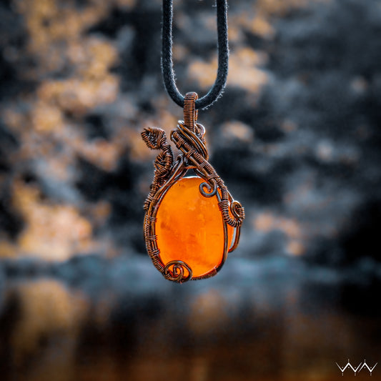 sunset dream " carnelian necklace